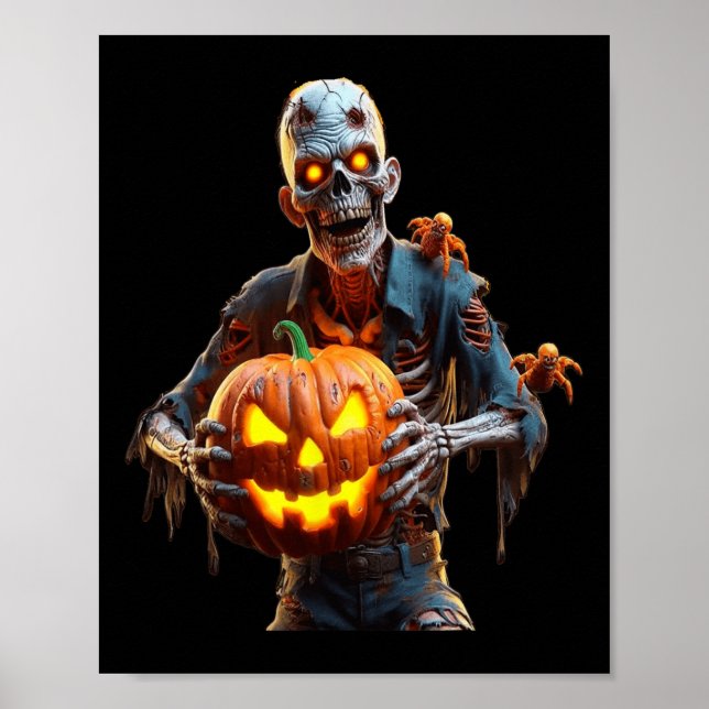 Halloween-Engel Poster (Vorne)