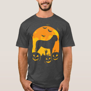 Halloween English Mastiff Kürbislaterne Doppy Pupp T-Shirt