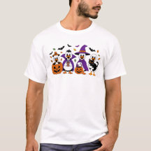 Halloween-Entenhut, Kürbis, Kakao und Katze