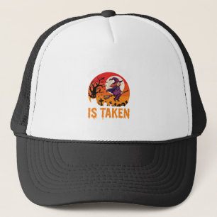 Halloween Entschuldigung, diese Hexe ist vergeben Truckerkappe