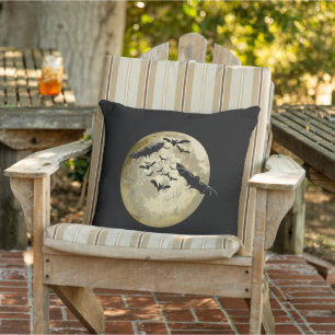 Halloween Ernte Vollmond- und Nachtflieger Kissen