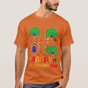 Halloween Erntedank Christmas Peacock Bird Hall T-Shirt