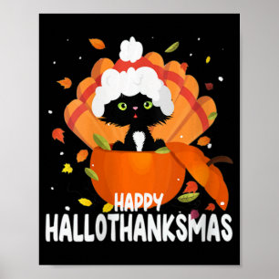 Halloween-Erntedank Poster