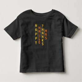 Halloween Erntedank Weihnachten Einfache Typografi Kleinkind T-shirt