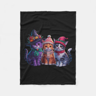 Halloween Erntedank Weihnachten Glückwunsch Hallow Fleecedecke