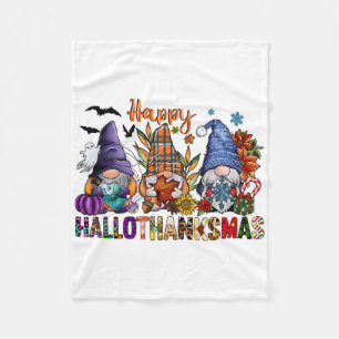Halloween Erntedank Weihnachten Glückwunsch Hallow Fleecedecke