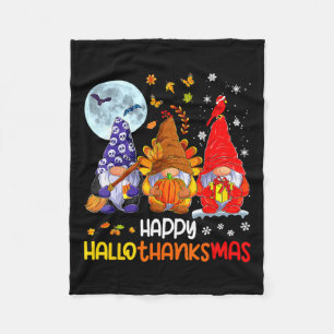 Halloween Erntedank Weihnachten Glückwunsch Hallow Fleecedecke
