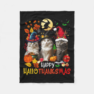 Halloween Erntedank Weihnachten Glückwunsch Hallow Fleecedecke