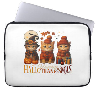 Halloween Erntedank Weihnachten HalloDanke Laptopschutzhülle