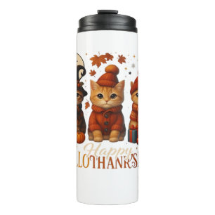 Halloween Erntedank Weihnachten HalloDanke Thermosbecher