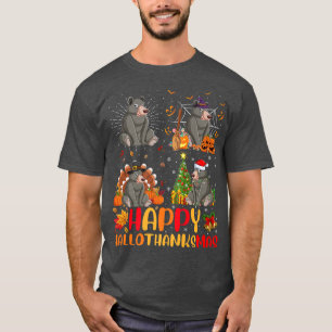 Halloween Erntedank Weihnachtsbär Hallothanko T-Shirt