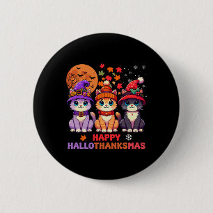 Halloween Erntedankfest Weihnachten Frohes Halloth Button