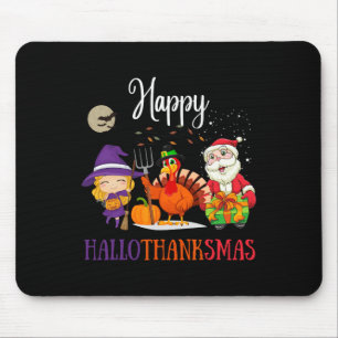 Halloween Erntedankfest Weihnachten Frohes Halloth Mousepad