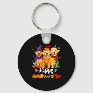 Halloween Erntedankfest Weihnachten Golden Retriev Schlüsselanhänger