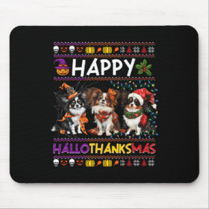 Halloween Erntedankfest Weihnachten Hässlicher Pap Mousepad