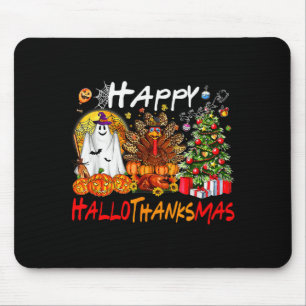Halloween Erntedankfest Weihnachten Truthahn Froh Mousepad