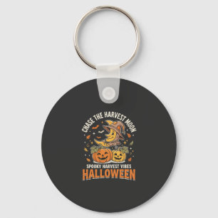 Halloween Erntemond Freude Schlüsselanhänger