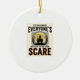 Halloween Erschrecke Jeden Anspruchsvoll Gruselig Keramik Ornament