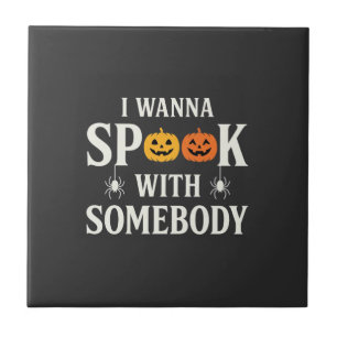Halloween Erschrecke Jemanden Kürbis Spinne SVG Fliese