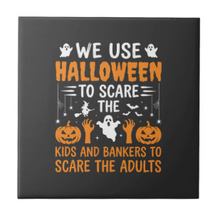 Halloween erschreckt Kinder Banker Erwachsene Desi Fliese