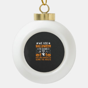 Halloween erschreckt Kinder Banker Erwachsene Desi Keramik Kugel-Ornament