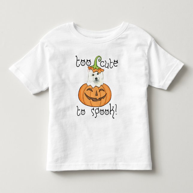 Halloween Eskie T - Shirt (Vorderseite)