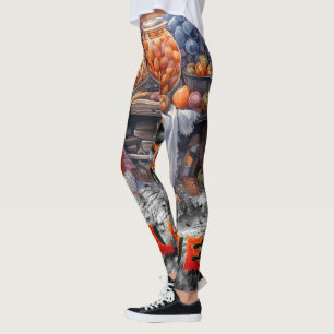Halloween-Essen für Party-Themen  Leggings