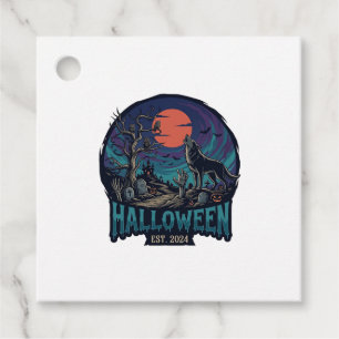 Halloween Est Heulender Wolf Rote Mond Zombie Hand Geschenkanhänger