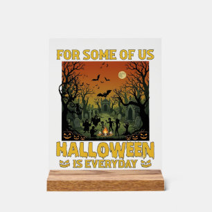 Halloween Est Quotidien Cimetière Zombies Feu De J