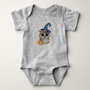 Halloween Eule Baby Strampler