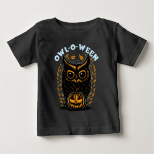 Halloween Eule Baby T-shirt