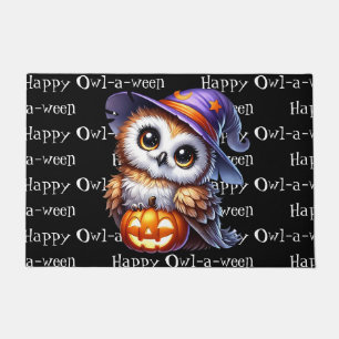 Halloween-Eule Fußmatte