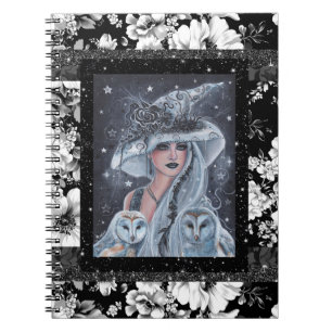 Halloween-Eule von Renee Lavoie Notizblock