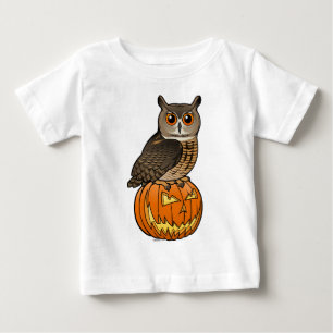 Halloween-Eurasier-Eagle-Eule Baby T-shirt