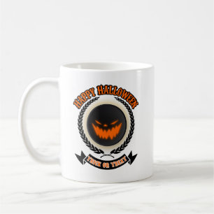Halloween Evil Pumpkin Face Spooky Night Kaffeetasse