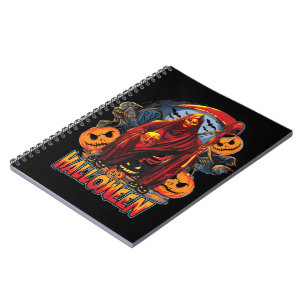 Halloween Evil Skelett, Pumpkin Notizblock
