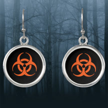 Halloween Extreme Orange Biogefährdung Symbol Orin