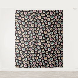 Halloween Eyeballs Foto Hintergrund Wandteppich