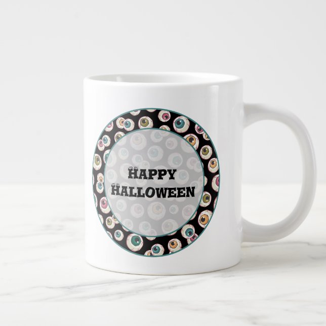 Halloween Eyeballs Jumbo-Tasse (Rechts)
