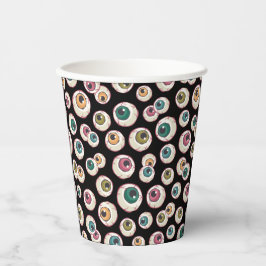 Halloween Eyeballs Pappbecher