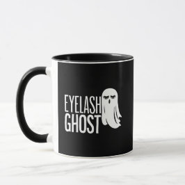 Halloween Eyelash Ghost Tasse