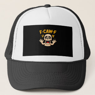 Halloween F-Caw-F Schädel Truckerkappe