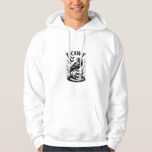Halloween F-Caw-F Vogel Krähe Frauen Männer Trendy Hoodie
