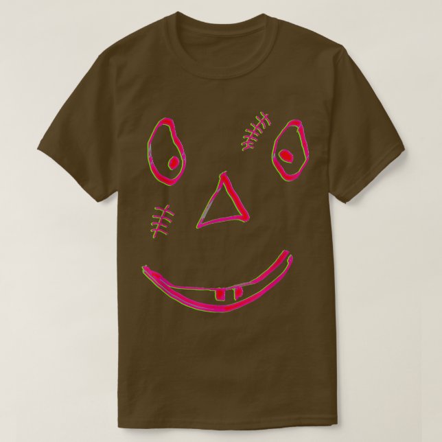 Halloween Face 3542 T-Shirt (Design vorne)