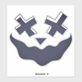 Halloween Face Stickers & Labels