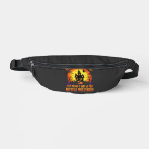 Halloween-Fahrradbote Hexenbesen zerbrochen Desi Bauchtasche