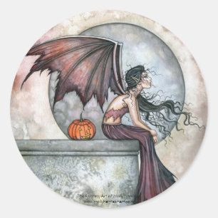 Halloween Fairy Gothic Aufkleber von Molly Harriso
