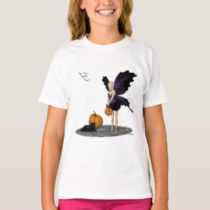 Halloween Fairy mit Pumpkin Girls T - Shirt