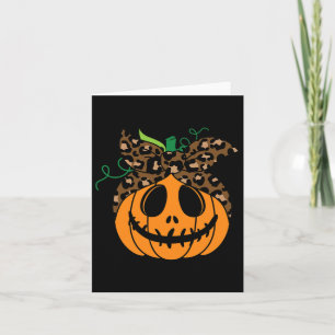 Halloween Fall Niedlich und Fun Pumpkin Karte
