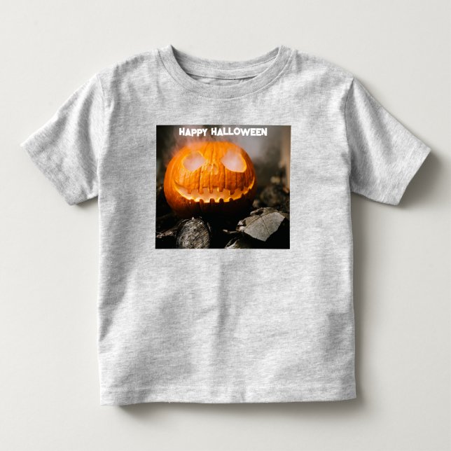 Halloween Fall Spooky Orange Hexenkürbis Niedlich Kleinkind T-shirt (Vorderseite)